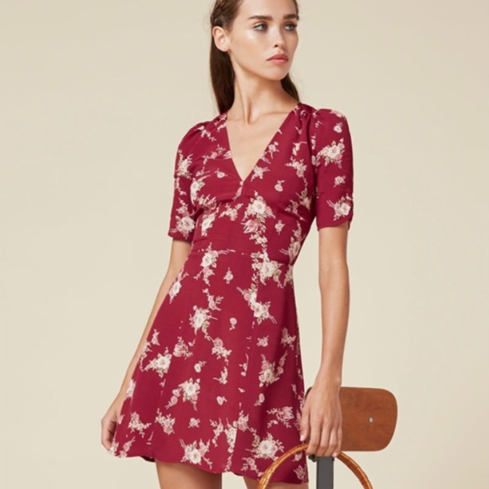 NWOT Reformation Rhoda mini dress